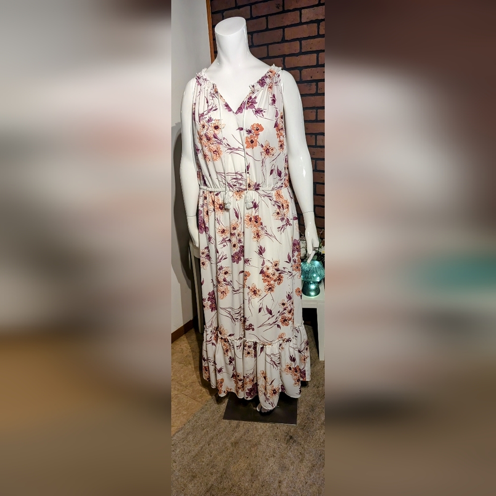 Lane Bryant floral maxi dress